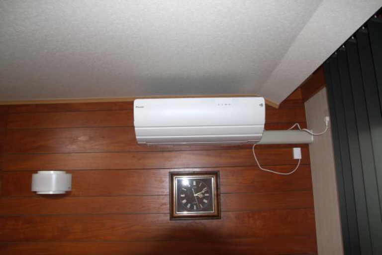 冷暖房効率アップでエアコン設置